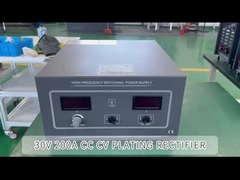 0-30V 200A Elektroplattierungsstromversorgung mit CC CV-Funktionen Plattierungsrichter