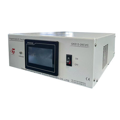 AC-Eingang 220V 1 Phase 12V 20A Kupferplattierungsrichter mit Touchscreen RS-485 CC CV Schaltbares IGBT