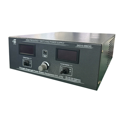 Guter Preis 12V 200A Digital Display Anodisierende Stromversorgung 2.4KW Wechselstrom-Eingang 380V Dreiphasige Überspannungsschutz Online