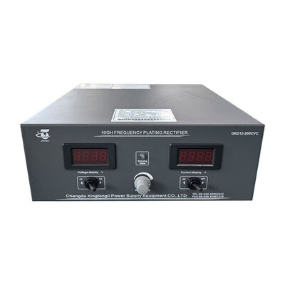 Guter Preis 12V 200A Kupfer-Elektrolyse-Gleichrichter mit CC/CV-Steuerung online